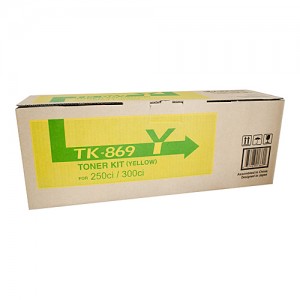 Genuine Kyocera TASKalfa 250ci, 300ci Yellow Copier Toner - 12,000 pages