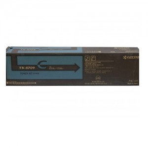 Genuine Kyocera TK8709C Cyan Toner Cartridge - 30,000 pages