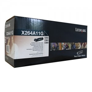 Genuine Lexmark X264 / 363 / 364 Prebate Toner Cartridge - 3,500 pages