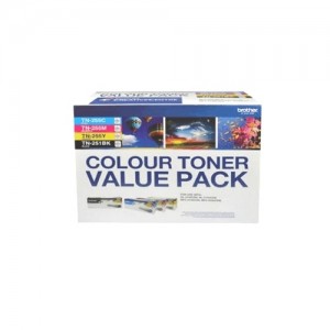Genuine Brother TN-255CMYK Colour Value Pack - Black, Cyan, Magenta & Yellow