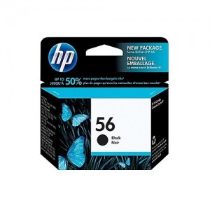 Genuine HP #56 Black Ink Cartridge - 450 pages