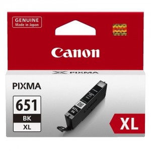 Genuine Canon CLI-651XL Black Ink Cartridge - 530 A4 pages