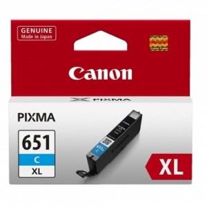 Genuine Canon CLI-651XL Cyan Ink Cartridge - 695 A4 pages