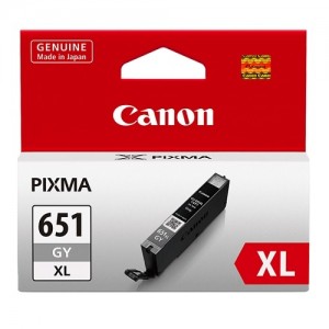 Genuine Canon CLI651GYXL Grey Ink Cartridge - 695 A4 pages