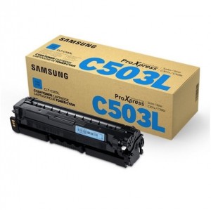 Genuine Samsung CLTC503L Cyan Toner Cartridge to suit SLC3010ND / SLC3060FR - 5,000 pages