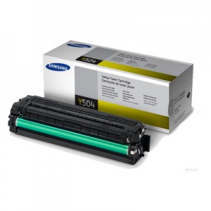 Genuine Samsung CLTY504S Yellow Toner Cartridge to suit CLP415 / CLX4170 / CLX4195 - 1,800 pages