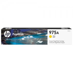 Genuine HP #975A Yellow Ink Cartridge - 3,000 pages