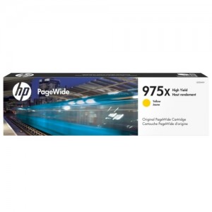 Genuine HP #975X Yellow Ink Cartridge - 7,000 pages