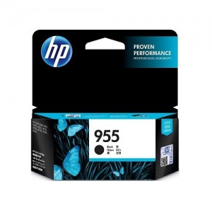 Genuine HP #955 Black Ink Cartridge - 1,000 pages