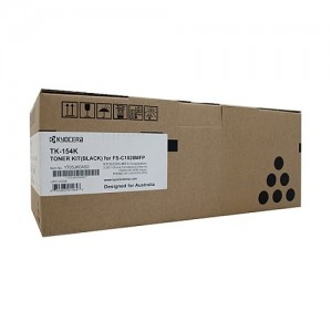 Genuine Kyocera TK154K Black Toner Cartridge for FS-C1020MFP - 6,500 pages