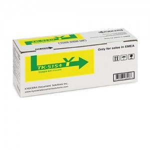 Genuine Kyocera TK5154 Yellow Toner Cartridge - 10,000 pages