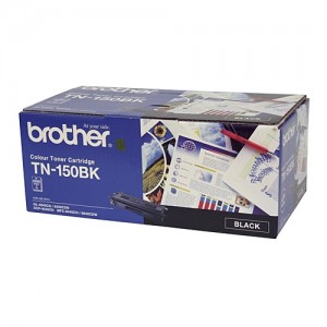 Genuine Brother TN-150BK Black Toner Cartridge - 2,500 pages