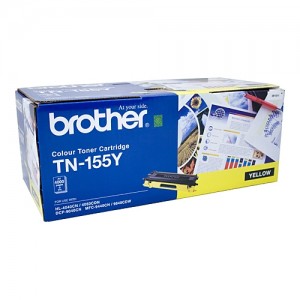 Genuine Brother TN-155Y Yellow Toner Cartridge - 4,000 pages