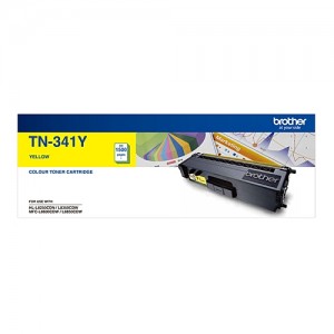 Genuine Brother TN-341Y Yellow Toner Cartridge - 1,500 pages